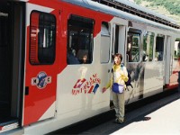 モンブラン特急に乗車