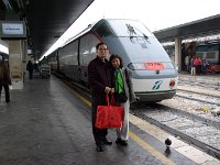 イタリアの新幹線で