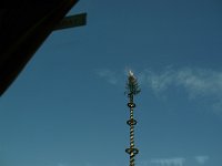 コウノトリの巣・・・結構見かけました