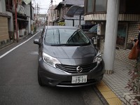 レンタカー・・・ニッサンnote