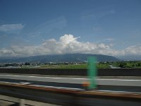 笛吹川と甲府市街地