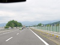 長野自動車道に入りました。曇天です！