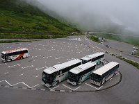 立山町方面行きのバスターミナル