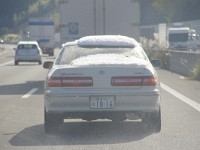 IMG 1591  雪を撒き散らして走っていました。