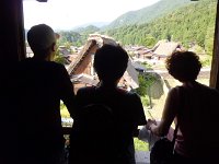 2階より、村を展望。