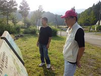 例の如く朝の散歩