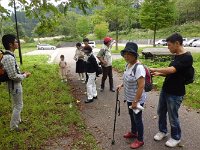 約１時間の散策出した。
