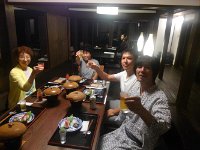 お疲れ様　乾杯！
