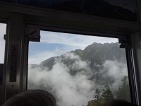 西穂高岳が見えた！　　ラッキー！！