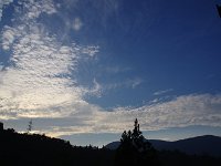 朝・・・なんと青空が広がっていました！