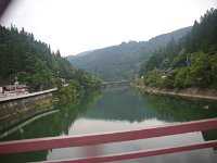 宮川（河合町）まで降りてきました。本当にすれ違う車は少なかった。