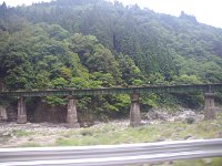 高山本線に沿って。