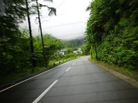 中尾温泉（宿）への登り