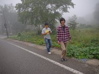 今朝も恒例の散歩です。