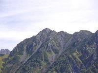 西穂高岳と奥穂高岳のジャンダルム