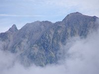 槍ヶ岳と大喰岳・中岳