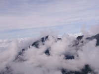 笠ヶ岳に繋がる錫杖岳