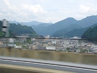 郡上八幡を通過！丘の上にお城が見えた！