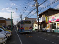 珍しく、バスに乗りました。