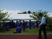 演習に遭遇