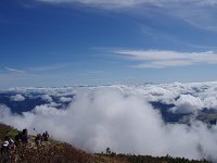 雲海をバックに