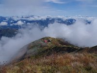 雲がドンドン登ってきます