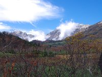 白馬岳と杓子岳・・・一瞬