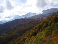 暮れなずむ山々