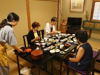 この個室で食事を頂きました