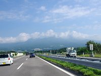 浅間山は雲の中