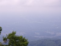 妙高のスキー場が微かに