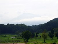 正面に黒姫山が・・・やっとお目にかかれました！
