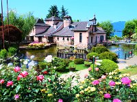 富士山・薔薇・洋館