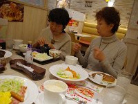 美味しいパンケーキ : 中山駅前で