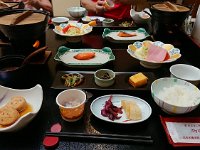 こちらは、朝ごはん；美味しかった