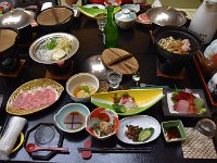 豪華な夕食！