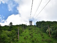ロープウェイで山頂へ。