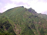 山頂部と山小屋