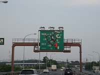 出口は、やはり渋滞！
