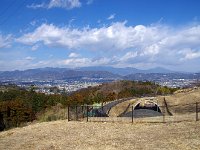 丹沢山系を一望に