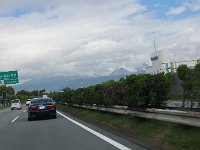 予想外に、甲府盆地も雲の中！