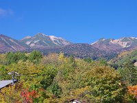 バスターミナルより・・・快晴の乗鞍岳