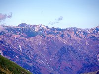 鷲羽岳の彼方に立山連峰？
