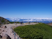 高山方面はもう雲海の下