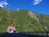 上高地からの道と合流
