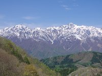 遠い昔、縦走しました・・・あの尾根筋を！