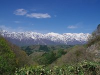 鹿島槍、五竜、唐松、白馬三山