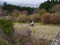 孫と登る！　　縦走途中でも会いました！