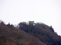 女体山山頂を望む・・・危ない！
