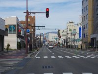 一寸寂しい中心街